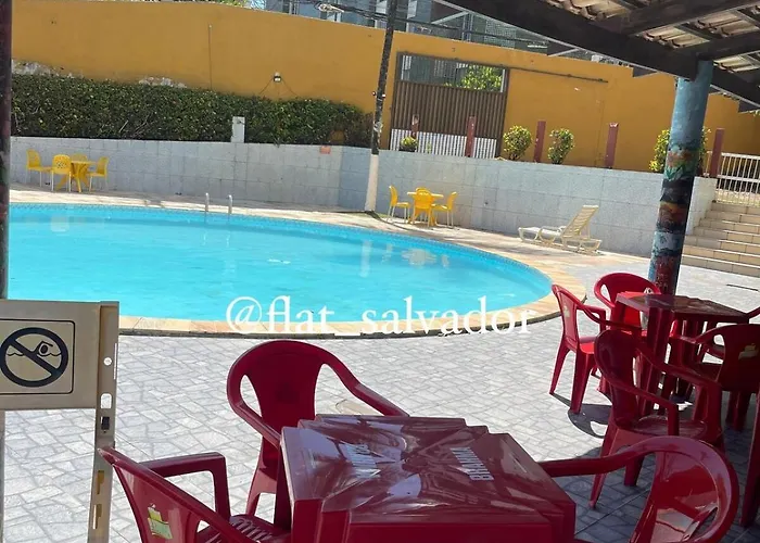 Flat Jardim De Alah Completo Beira Mar Piscina