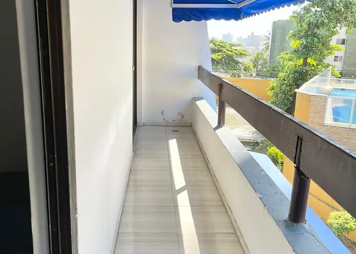 Flat Jardim De Alah Completo Beira Mar Piscina
