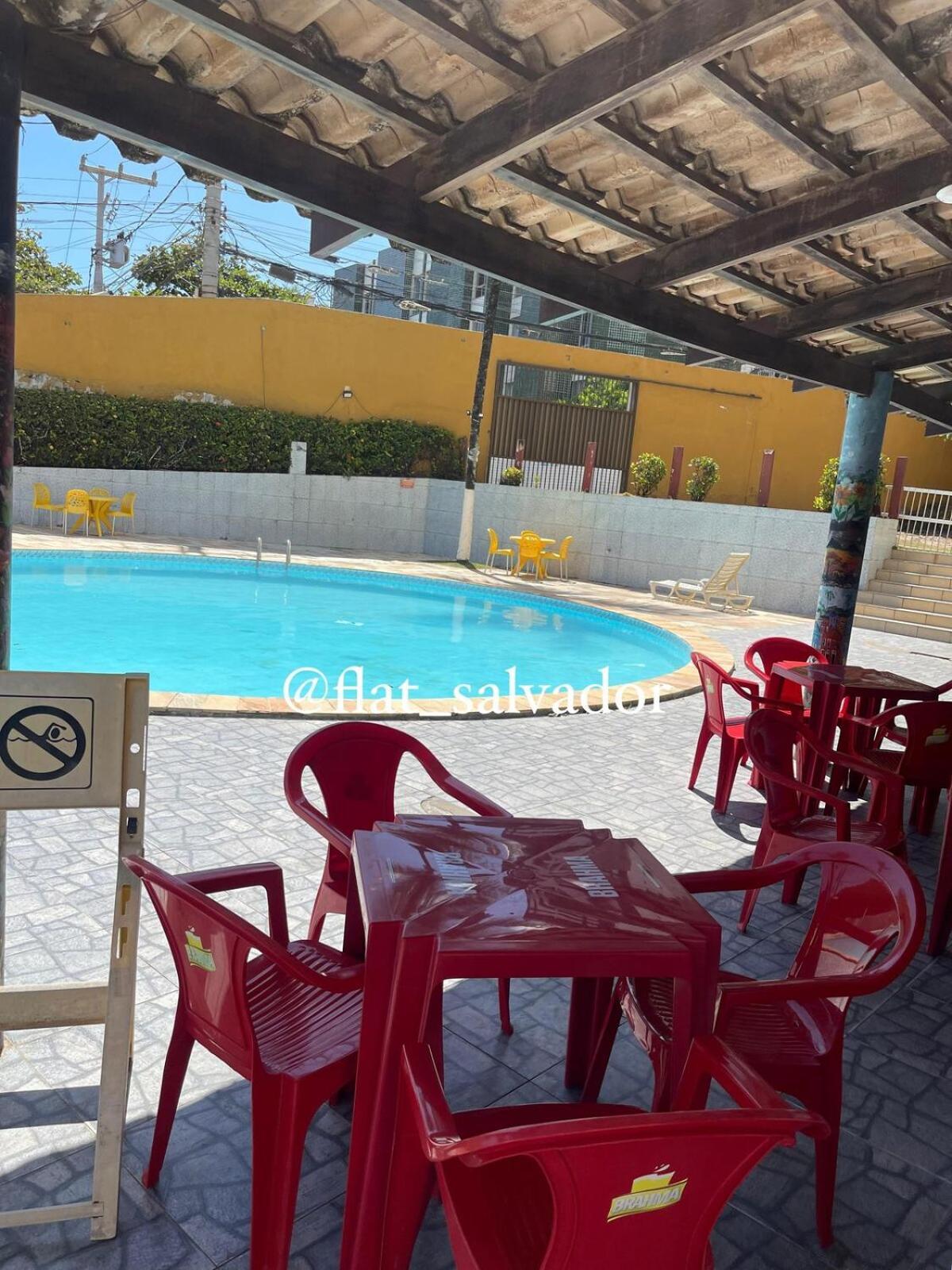 Apartamento Flat Jardim De Alah Completo Beira Mar Piscina *